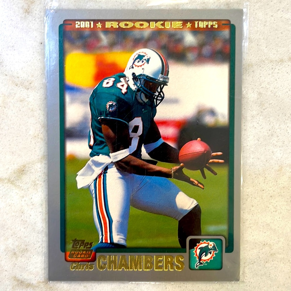 🔥 Chris Chambers Miami Dolphins Rookie Card! 🏈